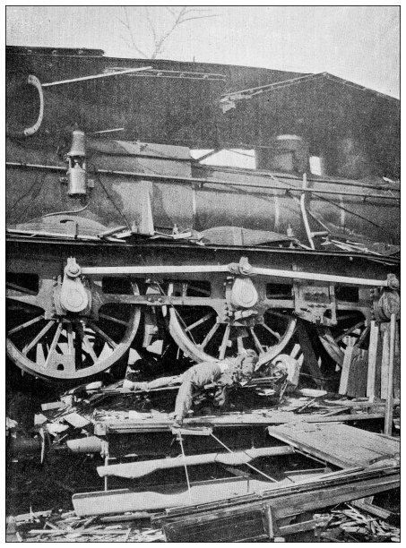 古董图:火车事故图片下载