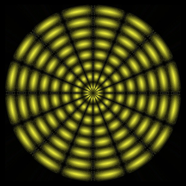 黄色的径向结构图片下载