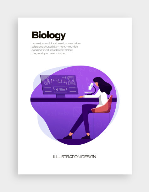 生物矢量插图登陆页面模板，网站横幅，广告和营销材料，在线广告，业务演示等。图片下载