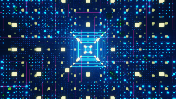像素数字梯度01图片下载