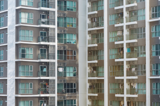 现代模式服务公寓或公寓在泰国曼谷图片下载