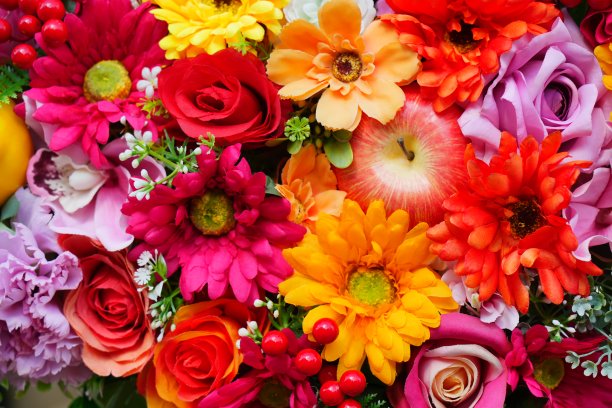 人造花背景图片下载