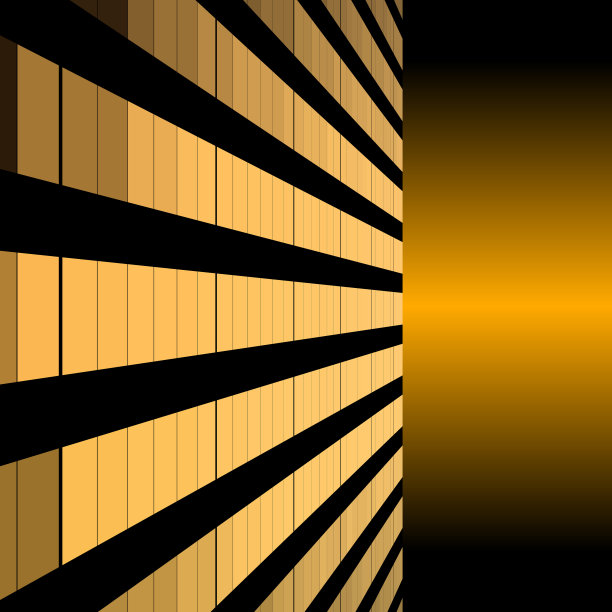 商业和金融建筑立面与窗户反映日落或日出图片下载