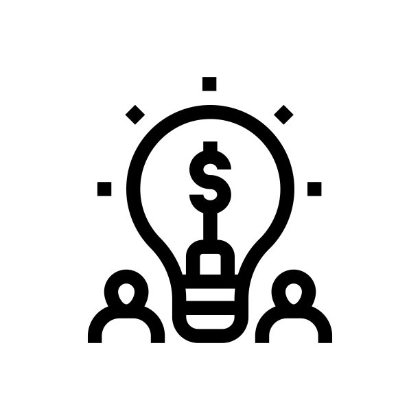 性能管理线图标，设计，像素完美，可编辑笔画。标志、标志、符号。灯泡，钱。图片下载