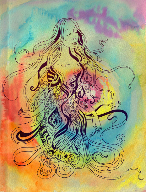 彩虹女神图片下载