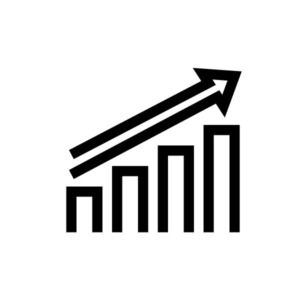 预测线图标，设计，像素完美，可编辑笔触。标志、标志、符号。增长。箭头，数据，统计。图片下载