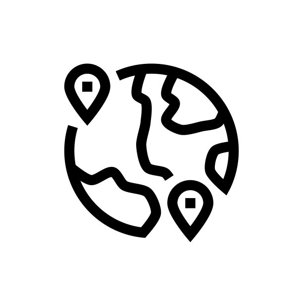 全球航运公司图标，设计，像素完美，可编辑笔触。标志、标志、符号。图片下载