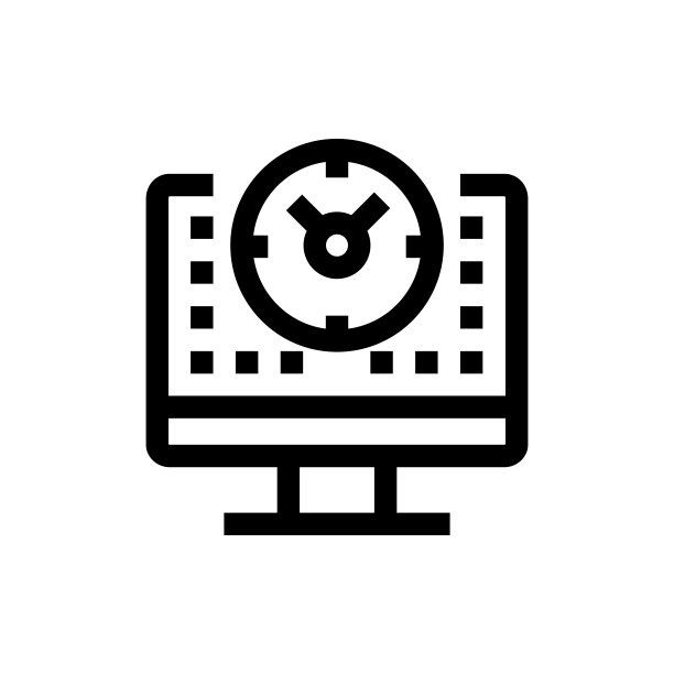 网站正常运行时间线性图标，设计，像素完美，可编辑笔画。Logo，标志，符号。网页设计和开发。图片下载