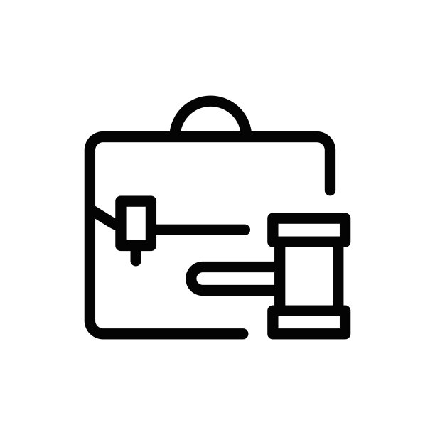 就业法、法律与司法一行图标图片下载