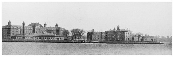 纽约古董照:布莱克威尔岛南端，东河图片下载