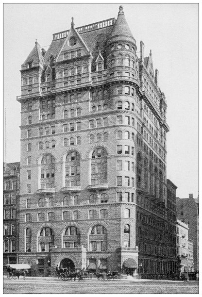 纽约的古董照片:新荷兰酒店图片下载