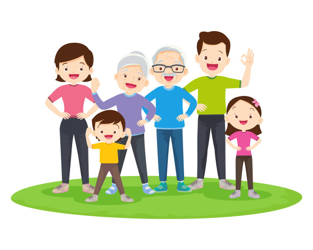 快乐的家庭体育活动，妈妈，爸爸和孩子图片下载