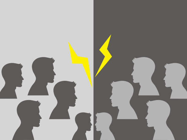 团队中由于分歧而产生冲突的人员的相关图图片下载