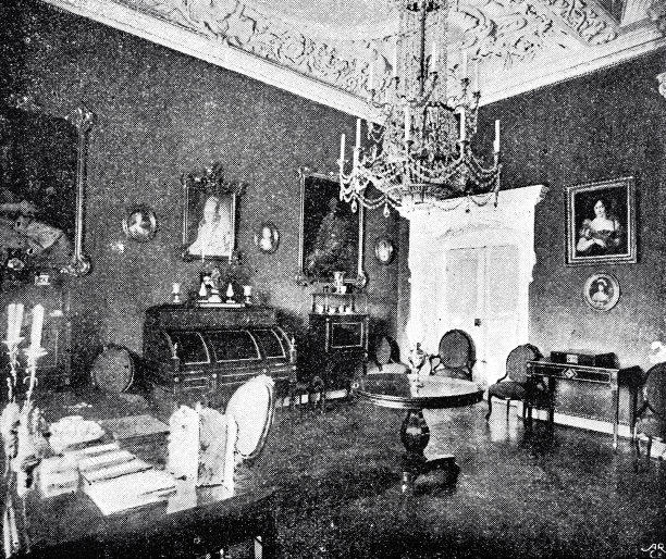 萨克森艾伦堡城堡，威尔士亲王的客厅图片下载