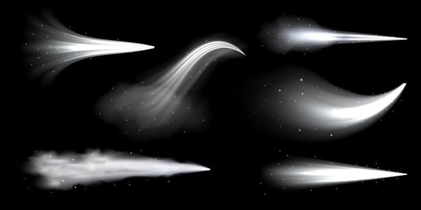 寒冷的雪风。雪花的空气。冰的打击。弗罗斯特的呼吸。冬天有风的烟。云浪或暴风雪。冻结蒸汽运动效果。隔离元素集合。矢量写实插图图片下载