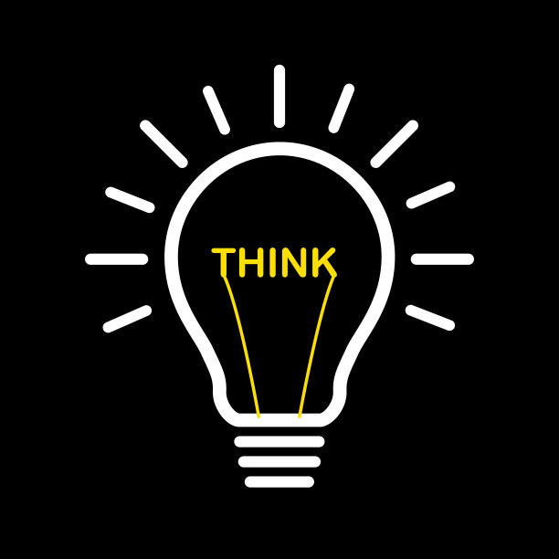 想想灯泡图标图片下载