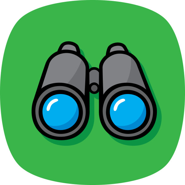 双筒望远镜涂鸦1图片下载