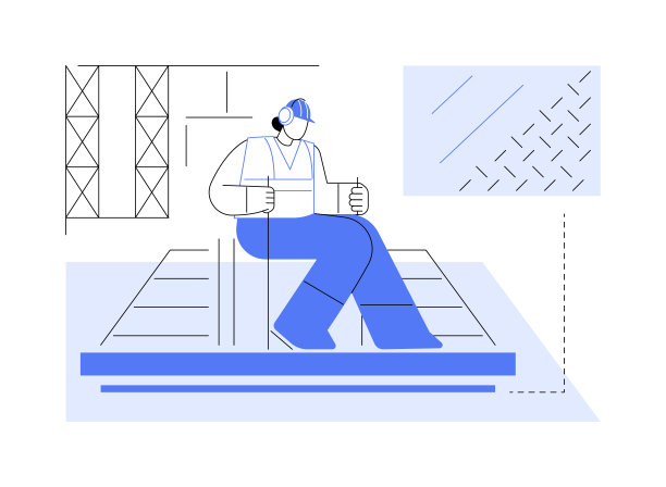 动力浮动抽象概念矢量插图。图片下载