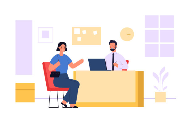 2302 m10 S ST银行服务员工和客户图片下载