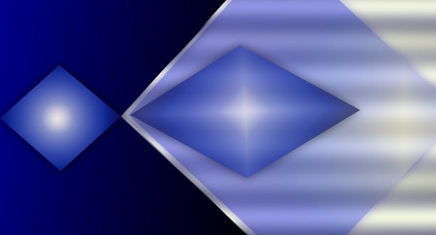 抽象蓝色阴影几何背景，未来技术现代旗帜设计。图片下载