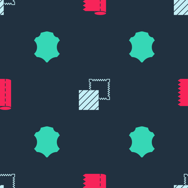 设置纺织织物卷和皮革无缝图片下载