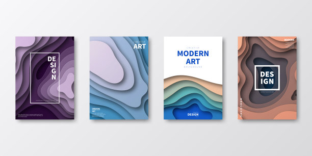 宣传册模板布局，封面设计，商业年度报告，传单，杂志图片下载