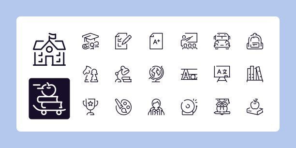 教育图标集1 / 2图片下载