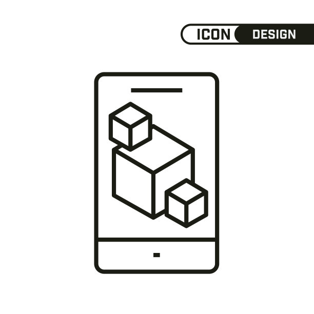 人工智能线路图标。单一的图标设计。多用途和编辑细线设计。图片下载