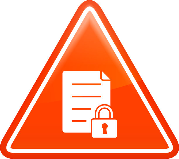 安全文档与锁定图标图片下载