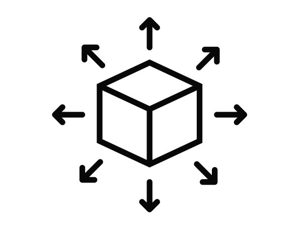 灰色分布图标隔离在白色背景。内容分发概念。矢量插图。图片下载