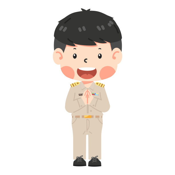 穿制服的泰国男教师图片下载