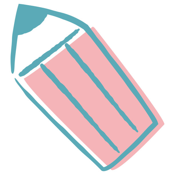 简单的铅笔插图(粉彩)图片下载