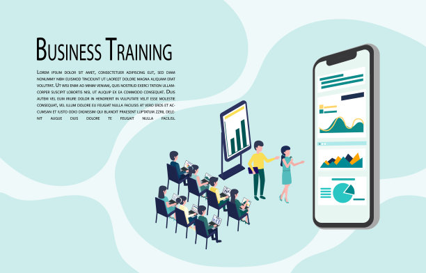 商人学习，实践和会议投资，赚取利润，股票和其他收入。图片下载