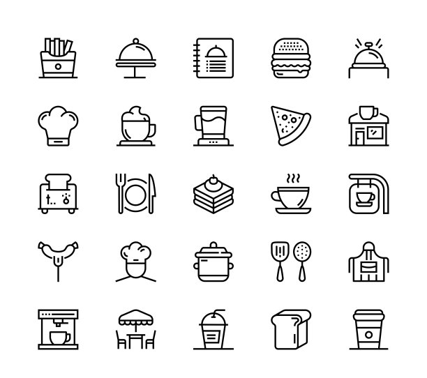 咖啡馆的图标图片下载