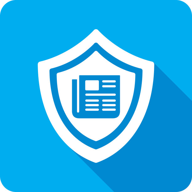 盾报图标剪影图片下载