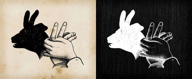 古玩插图:皮影戏图片下载