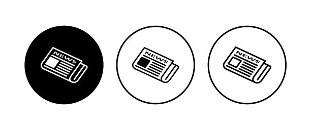 报纸图标集报纸标志图片下载