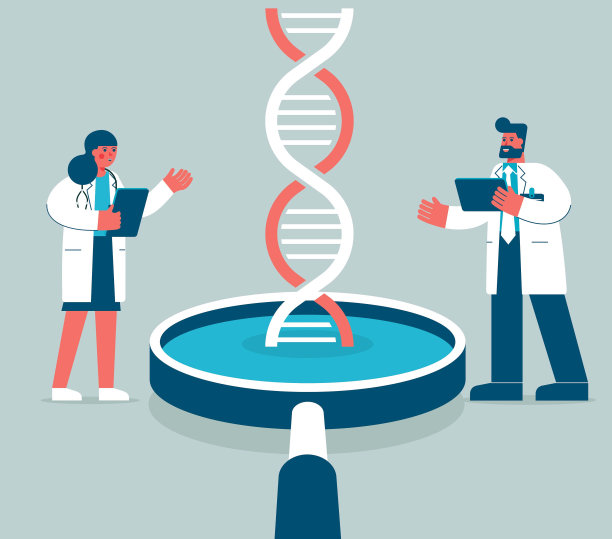 DNA——放大镜图片下载