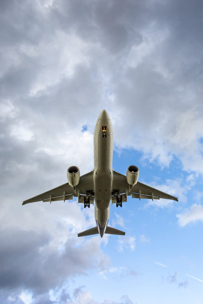 飞机-戏剧性的天空图片下载