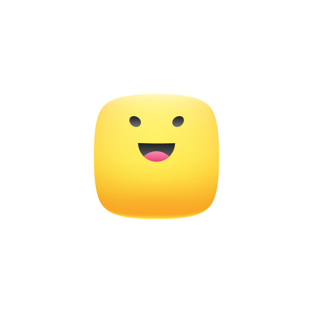 可爱的表情设计逼真的阴影图片下载