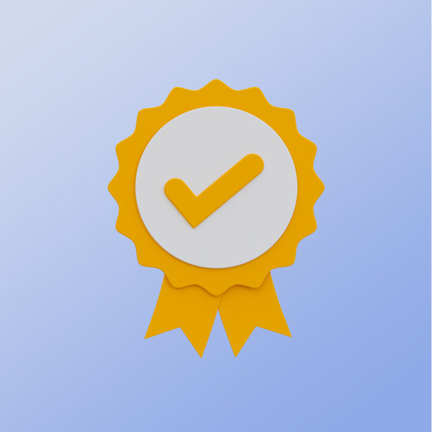 3d最小复选标记符号。正确的标志。认证图标。已批准，完成图标。验证图标。3 d演示。图片下载