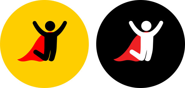 拥有跳跃角图标的超级英雄图片下载