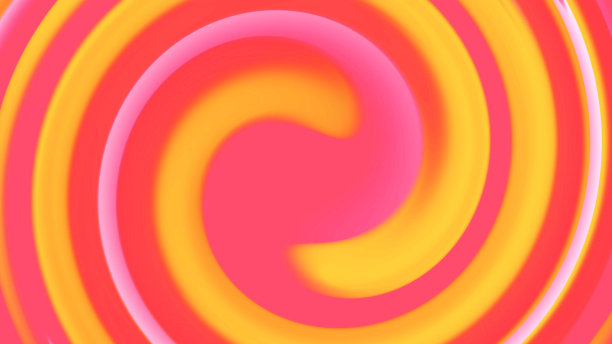 4k抽象柔和的色彩螺旋形状复古风格的背景\彩色欢快的舞蹈音乐酷镜头循环图片下载