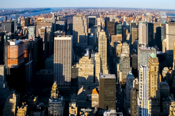 纽约天际线，美国纽约市图片下载