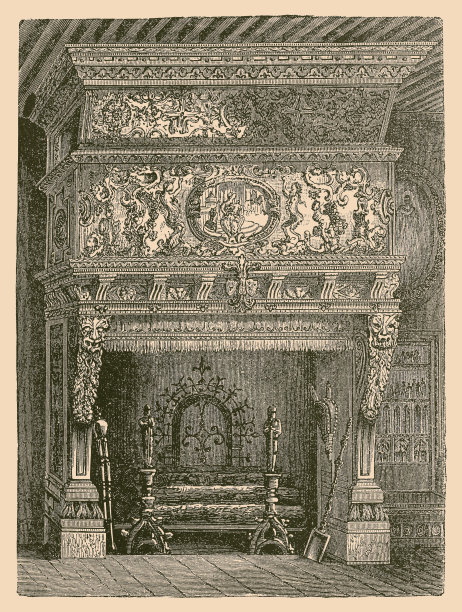 17世纪的壁炉图片下载