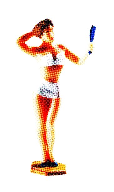 穿着内衣的女人照镜子图片下载