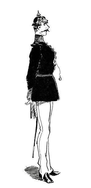 一名警员背着手臂站着，侧视图图片下载