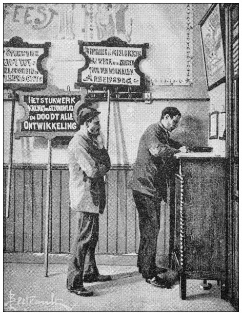 古董插图:比利时根特的沃鲁特图片下载