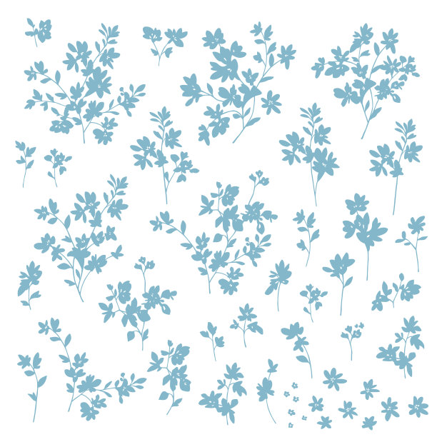 精美花朵插画素材合集图片下载