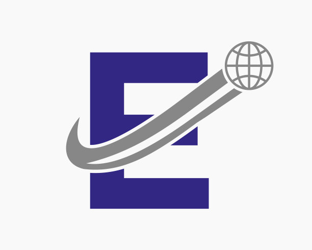 字母全球标志设计世界标志符号图片下载